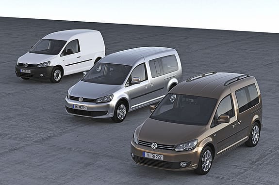 VW Caddy Modelljahr 2010, Gruppenbild