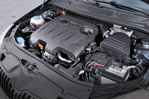 Skoda Fabia 1.6 TDI, Motor, Detail