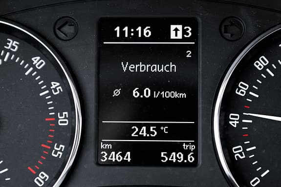 Skoda Fabia 1.2 TSI, Skoda Fabia 1.2 TDI, Anzeigeinstrumente