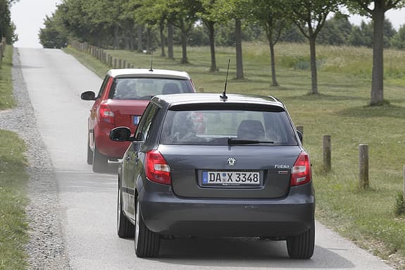 Skoda Fabia 1.2 TSI und Skoda Fabia 1.6 TDI, Heck