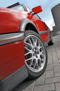 VW Golf III GTI, Vorderrad