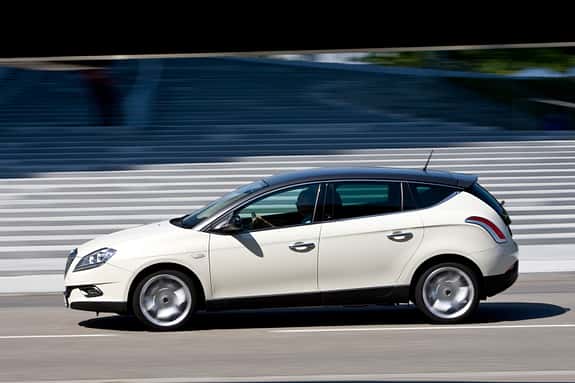 Lancia Delta 1.4 T-Jet, Seitenansicht