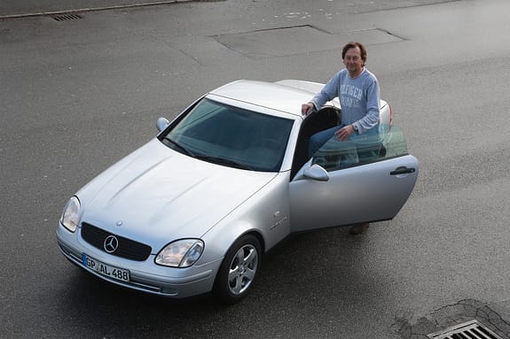 Mercedes SLK, Seitenansicht, Claus Mühlberger