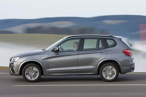 BMW X3 35d x-Drive, Seitenansicht