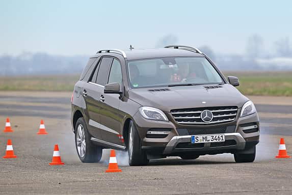 Mercedes ML 500, Bremstest