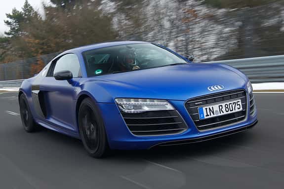 Audi R8 V10 plus 5.2 FSI, Frontansicht, Kühlergrill