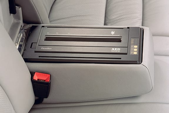 Mercedes S-Klasse, W140, Fond, Faxgerät