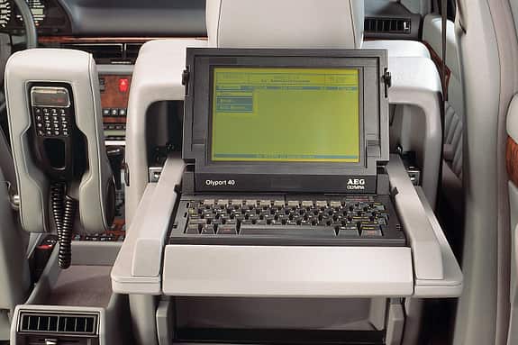 Mercedes S-Klasse, W140, Fond, Computer