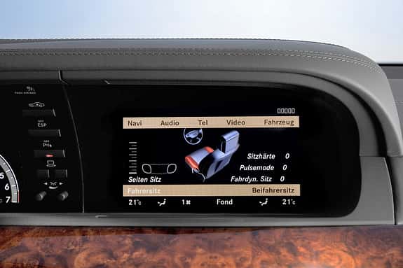 Mercedes S-Klasse, W221, Infotainment, Display