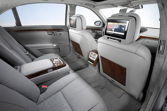 Mercedes S-Klasse, W221, Fond, Entertainmentsystem