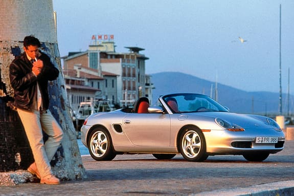 Porsche Boxster, Seitenansicht