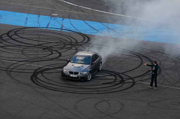 BMW M3 Coupé  E92, Burnout, Driften