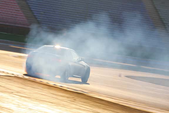 BMW M3 Coupé  E92, Heckansicht, Driften