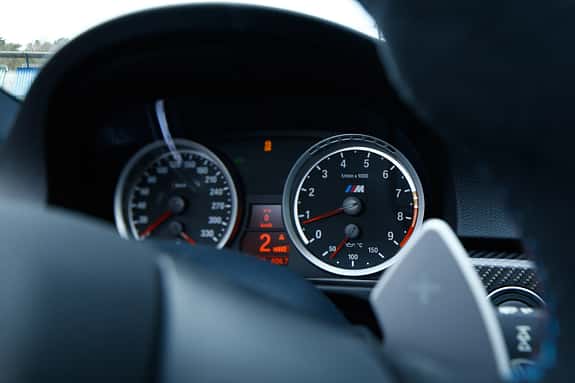 BMW M3 Coupé  E92, Rundinstrumente