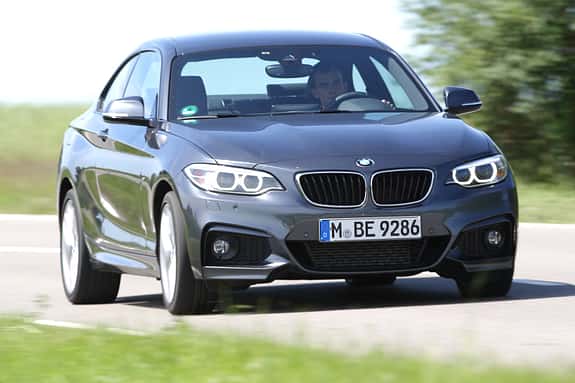 BMW 220d, Frontansicht