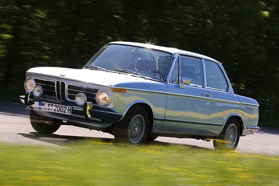 BMW 2002 tii, Frontansicht