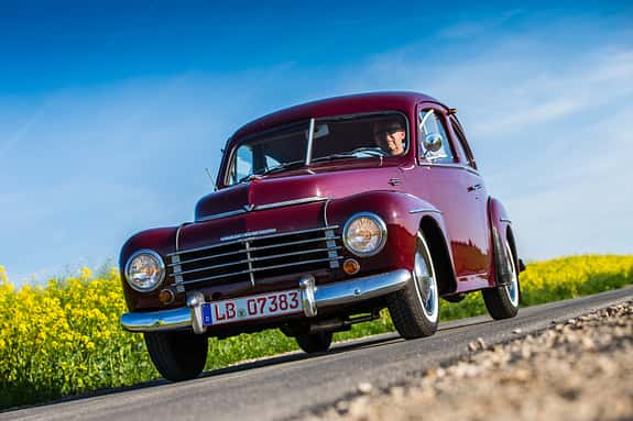 Volvo PV 444, Frontansicht