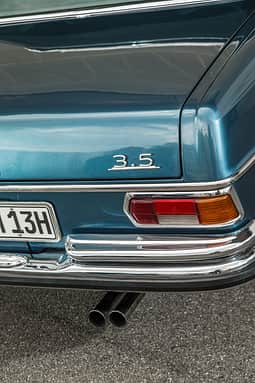 Mercedes-Benz W108, Heckleuchte