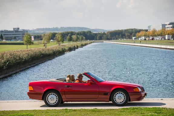 Mercedes 500 SL (R129), Seitenansicht