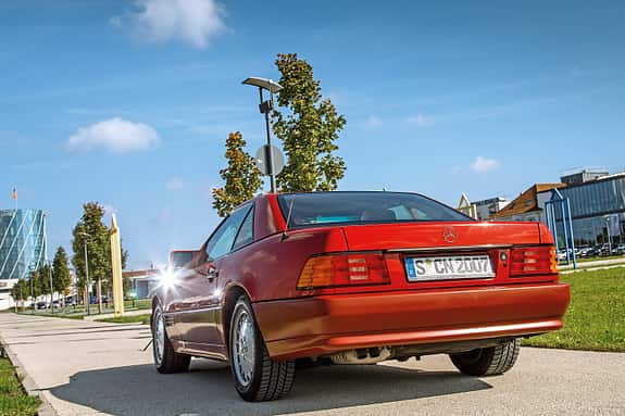 Mercedes 500 SL (R129), Heckansicht