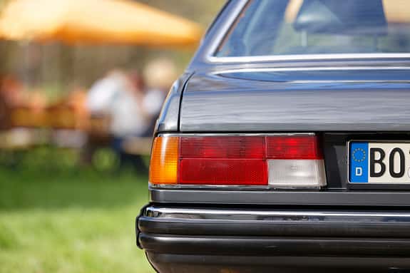 BMW 628 CSi (E24), Heckleuchte