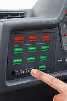 BMW 628 CSi (E24), Bedienelemente, Check Control