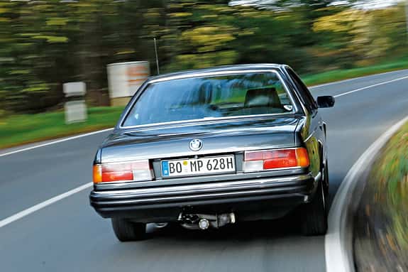 BMW 628 CSi (E24), Heckansicht