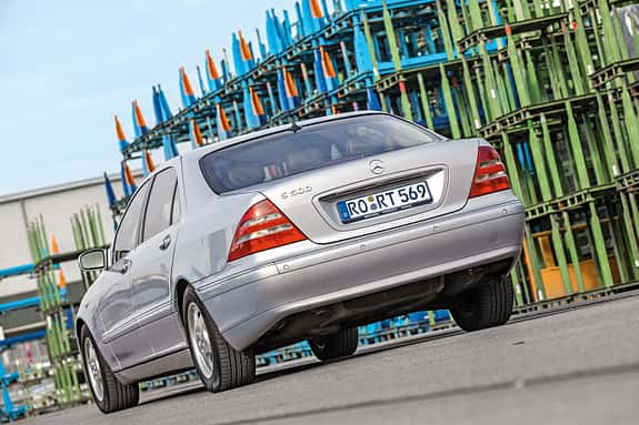 Mercedes S 500 (W220), Heckansicht