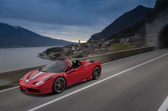 Ferrai 458 Speciale A, ams0415, Fahrbericht Ferrai 458 Speciale A, Seitenansicht
