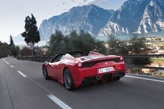 Ferrai 458 Speciale A, ams0415, Fahrbericht Ferrai 458 Speciale A, Heckansicht
