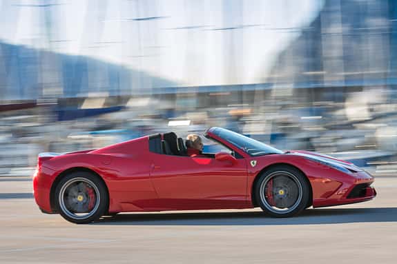 Ferrai 458 Speciale A, ams0415, Fahrbericht Ferrai 458 Speciale A, Seitenansicht