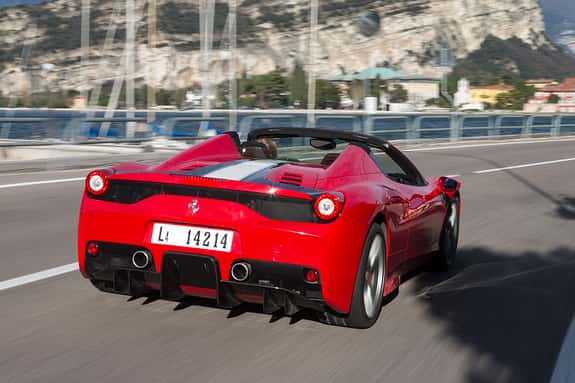 Ferrai 458 Speciale A, ams0415, Fahrbericht Ferrai 458 Speciale A, Heckansicht