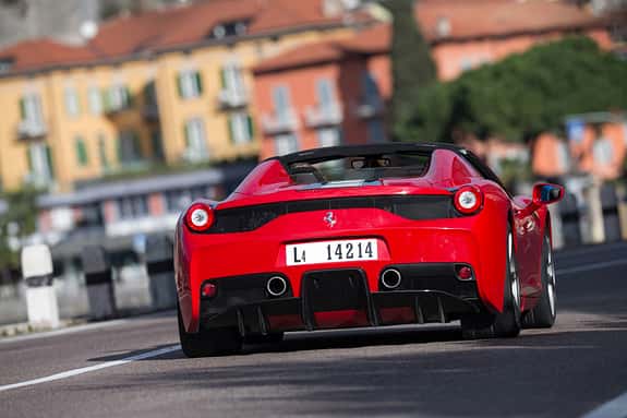 Ferrai 458 Speciale A, ams0415, Fahrbericht Ferrai 458 Speciale A, Heckansicht