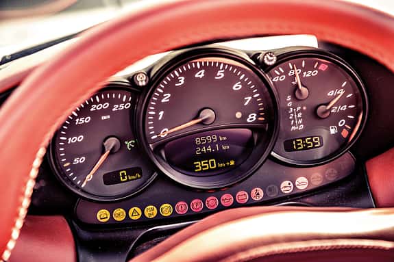 Porsche Boxster 2.7, Rundinstrumente