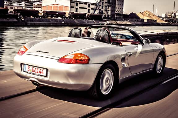Porsche Boxster 2.7, Heckansicht