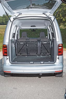 VW Caddy 2.0 TDI, Kofferraum, Sitze umklappen