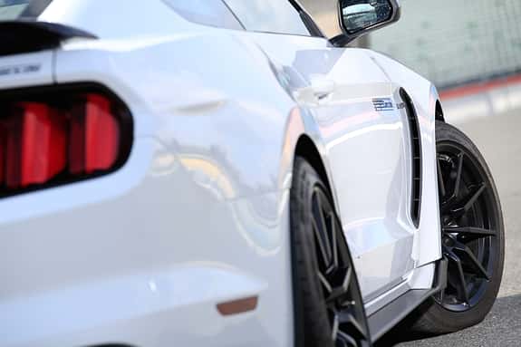 Shelby GT350 Mustang, Seitenführung