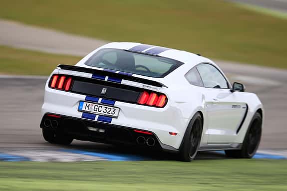Shelby GT350 Mustang, Heckansicht