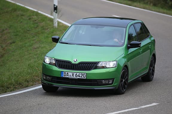 Skoda Rapid Spaceback 1.4 TSI, Frontansicht