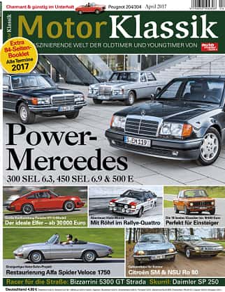 Motor Klassik 04/2017 Titel