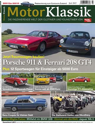 MKL Motor Klassik Heft 7 / 2017 Cover MKL Motor Klassik Heft 7 / 2017 Cover