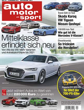 Heftvorschau auto motor und sport, Ausgabe 24/2017 Heftvorschau auto motor und sport, Ausgabe 24/2017