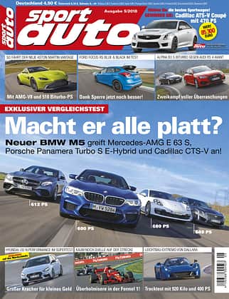 sport auto - Heft 5/2018 - Cover - Titel sport auto - Heft 5/2018 - Cover - Titel