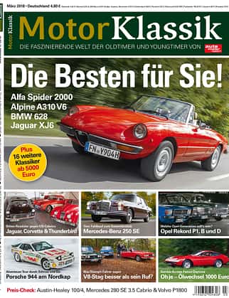 MKL Motor Klassik Heft 03/2018 Cover MKL Motor Klassik Heft 03/2018 Cover