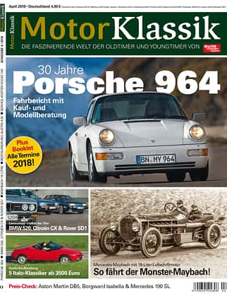 MKL Motor Klassik Heft 04/2018 Cover MKL Motor Klassik Heft 04/2018 Cover