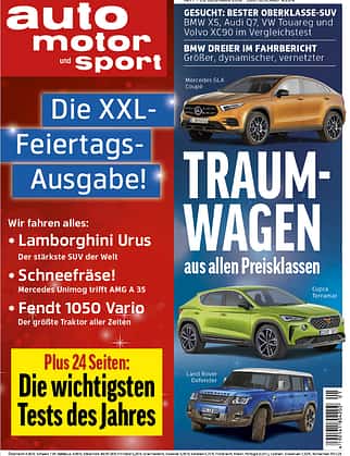 Heftvorschau Auto Motor und Sport Ausgabe 01/2019