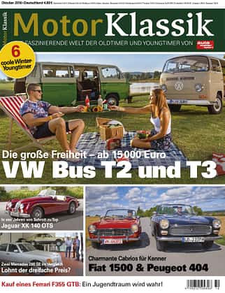 MKL Motor Klassik Heft 10/2018 Cover