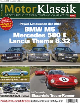 MKL Motor Klassik Heft 12/2018 Cover