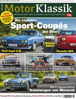Motor Klassik 11/2020 Titel Motor Klassik 11/2020 Titel