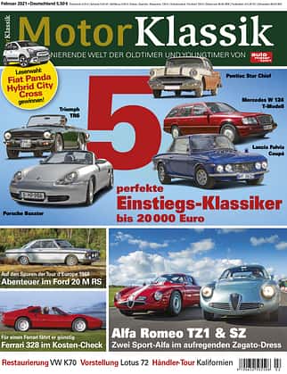 Motor Klassik 02/2021 Titel Heftvorschau Motor Klassik 02/2021 Titel Heftvorschau